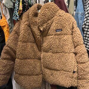 Patagonia Fuzzy Brown Jacket